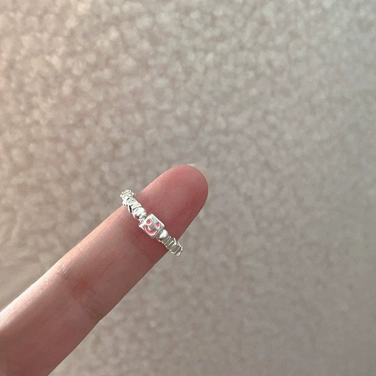 Journei Pink Zircon Flower Ring - Style 3
