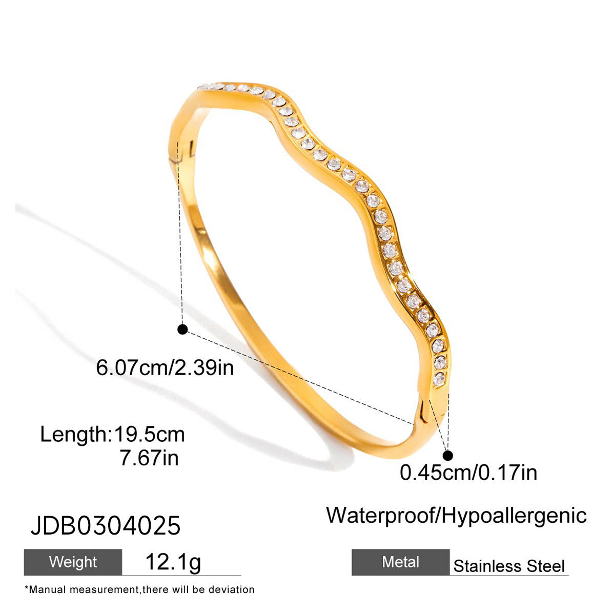 Legaci Glam Rhinestone Bracelet - JDB0304025 [QGI4QHGE]
