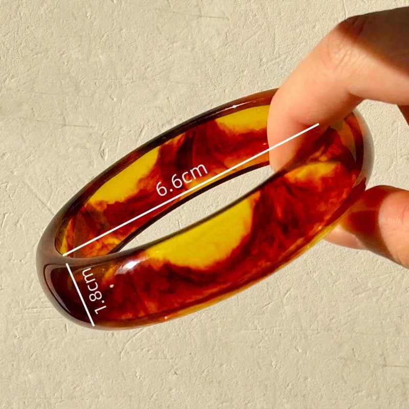 Marguerite Marbled Resin Bangle - F [GMKQRVWO]
