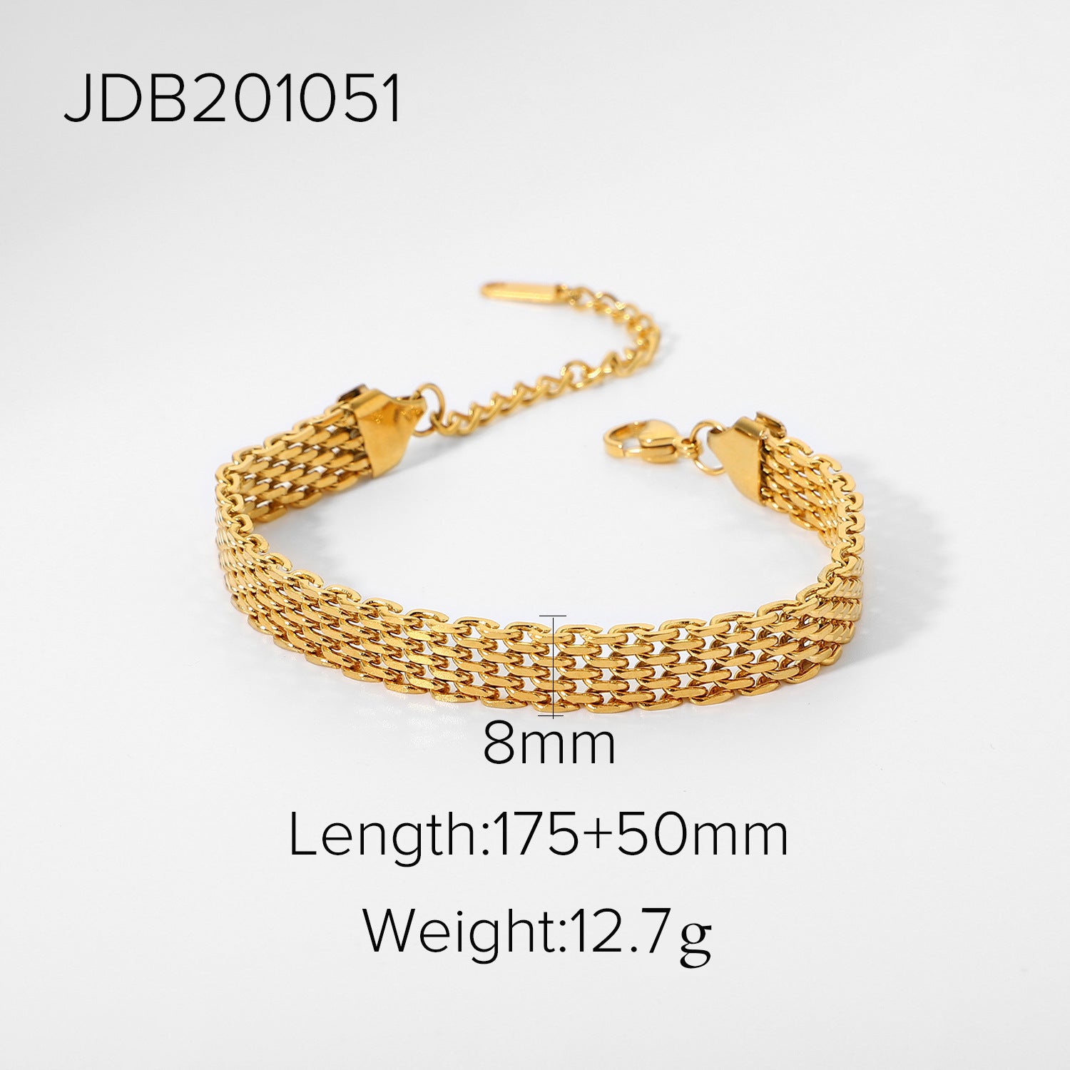 Megan Classic Cuban Bracelet - JDB201051 [ARWDRM7X]