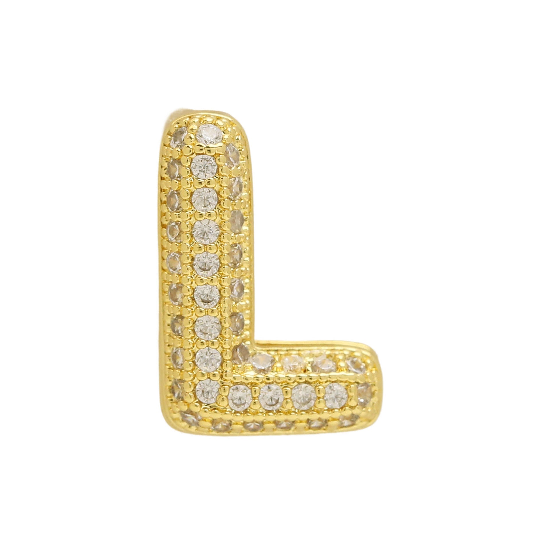 Israa Gold Bubble Letter Bracelet - L [TB8CRMF6]