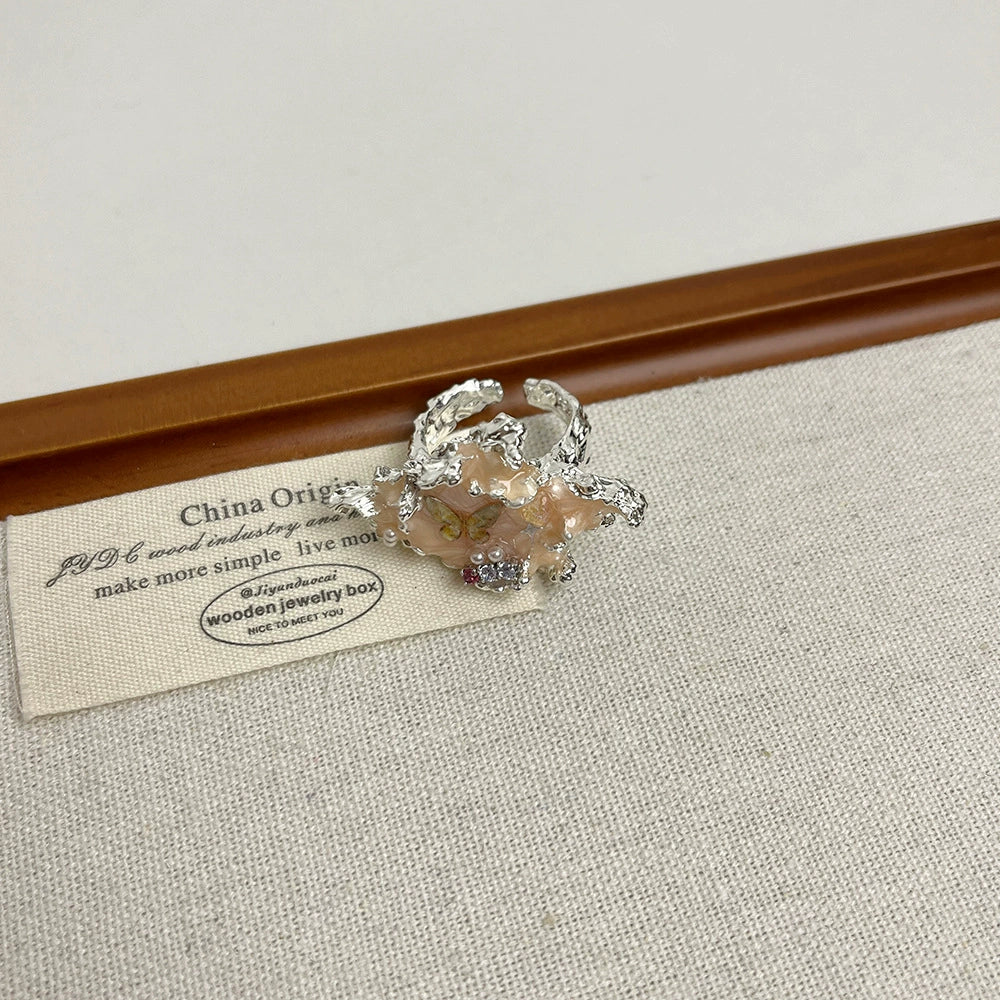 Wynn Enamel Butterfly Ring - Style E [QANPD8DL]