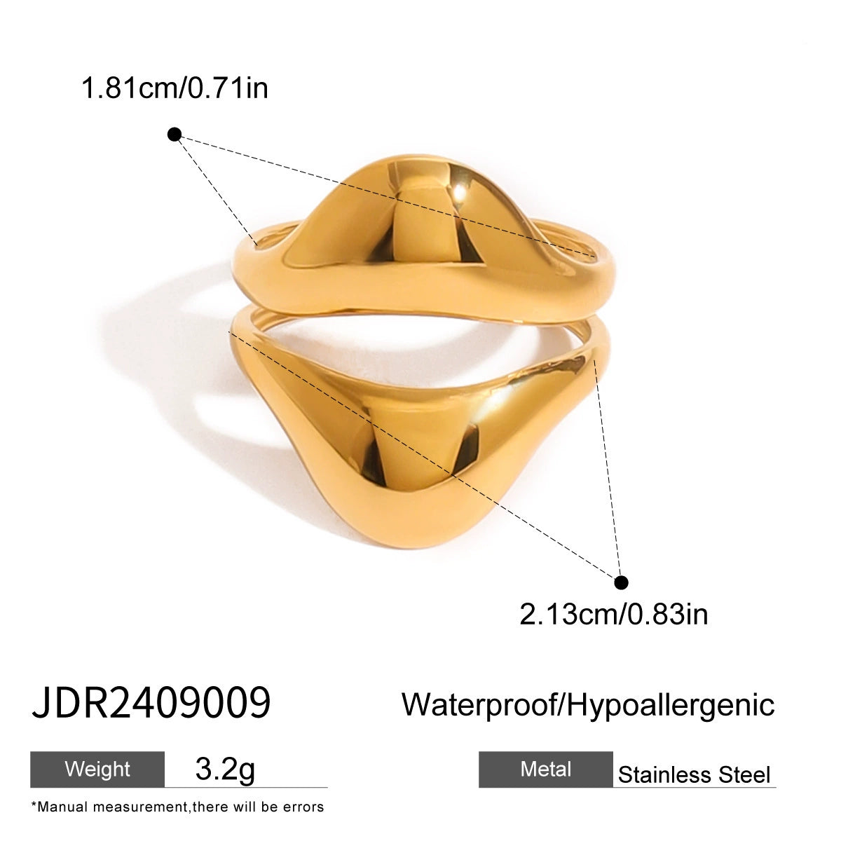 Kallie Stackable Ocean Ring Set - JDR2409009 [R0F8HCMH]