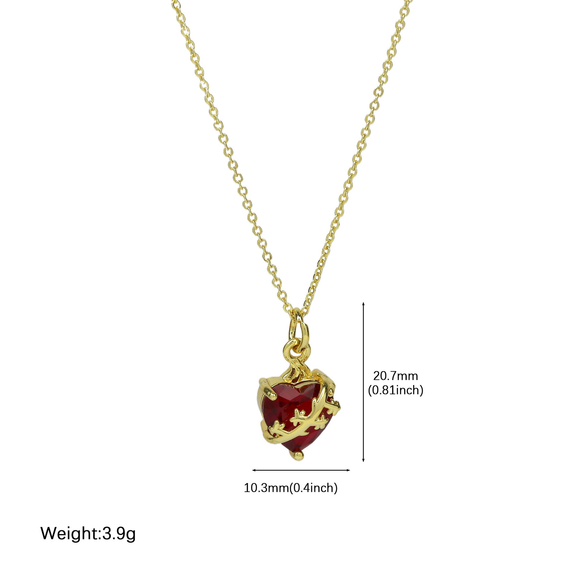 Suhani Sacred Heart Pendant Necklace - Style 1 [590TDDFP]
