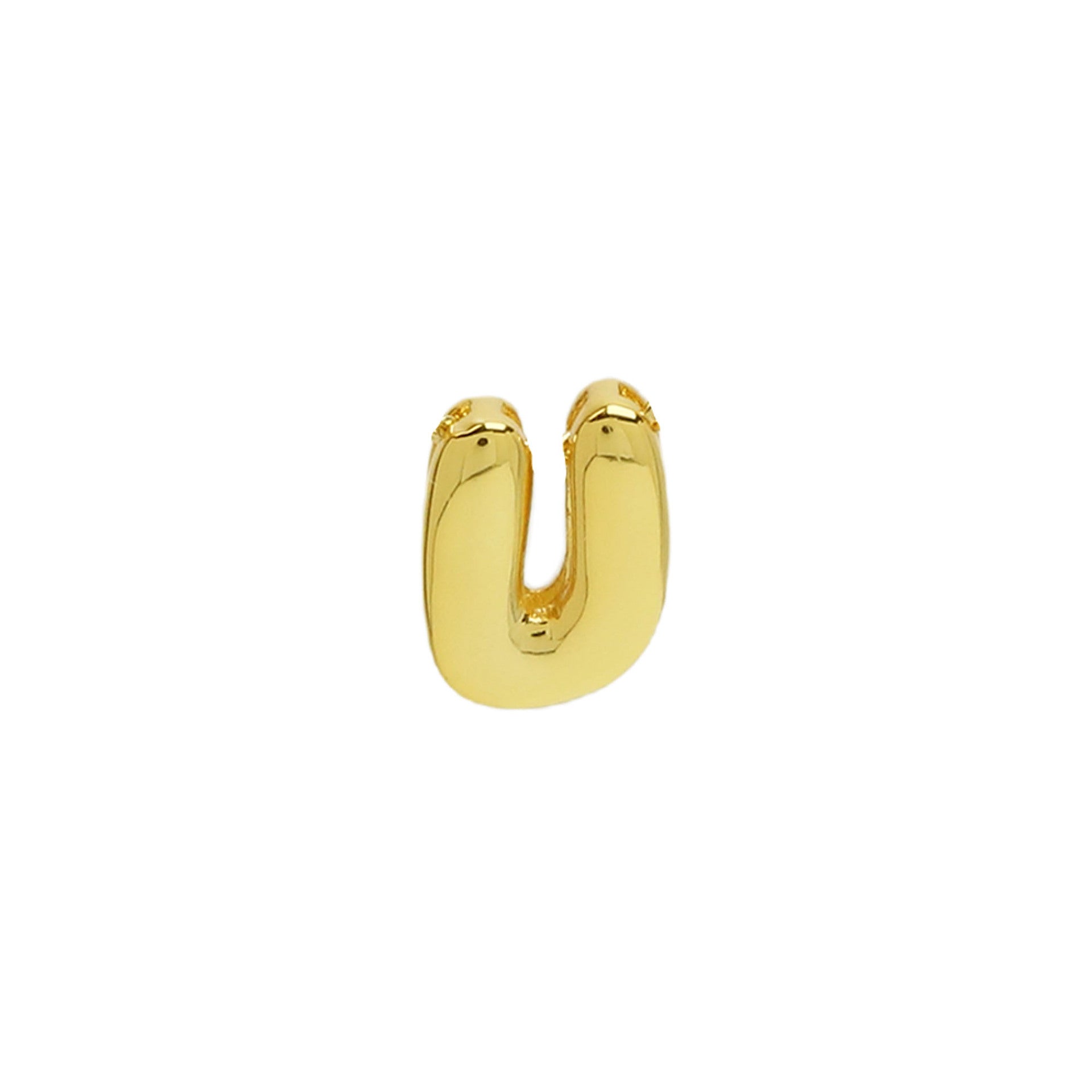 Rina Bubble Initial Charm - Gold U (Charm) [ERPEOCAZ]