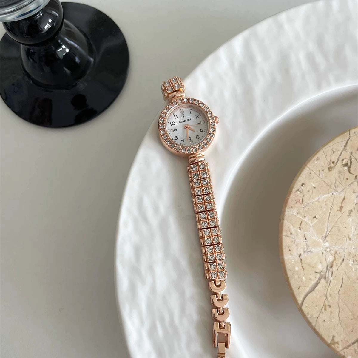 Gianni Starry Bracelet Watch - Rose Gold [HQON3KHA]