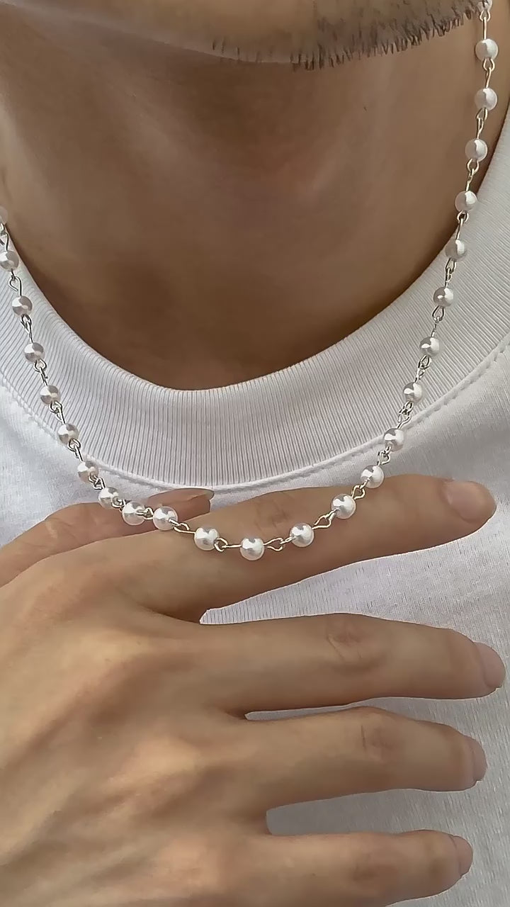 Chloe Spliced Pearl Necklace