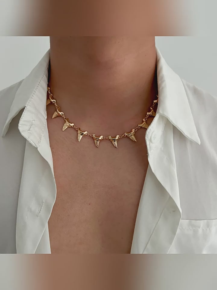 Akasha Statement Shark Necklace