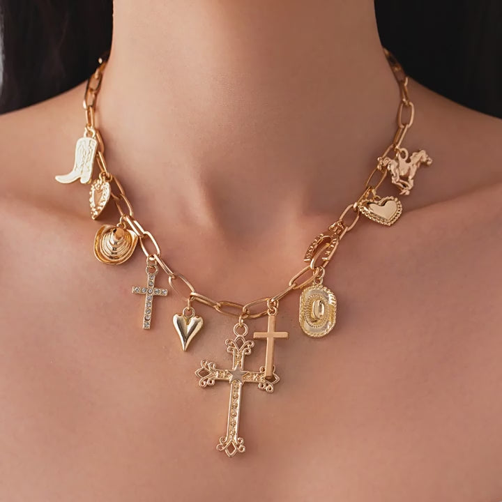 Luciana Layered Pendant Necklace
