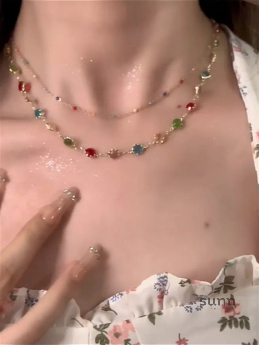 Aadhira Colorful Beaded Choker