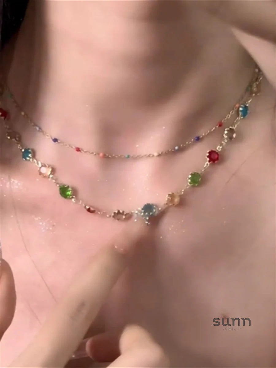 Aadhira Colorful Beaded Choker