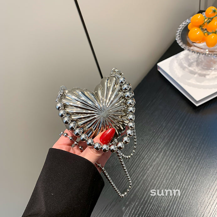 Aadhira Metallic Pleated Crossbody [ZVSEZHDK]