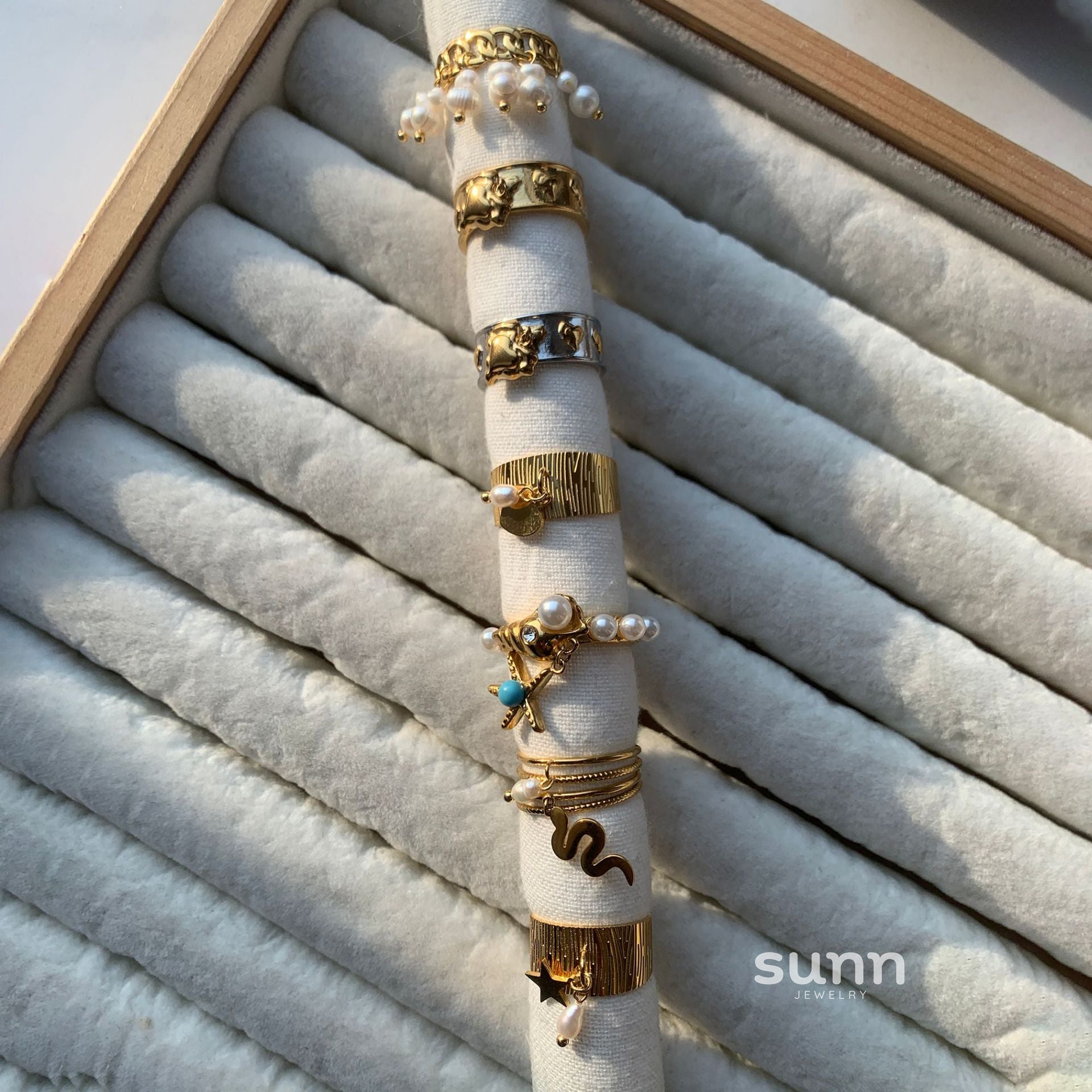 Aadya Stainless Steel Pendant Ring [UEQLS7M1]