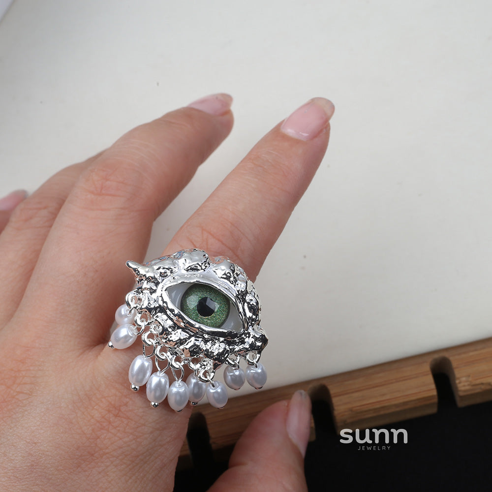 Aahana Mystical Eye Pearl Jewelry [2MYGKSZS]