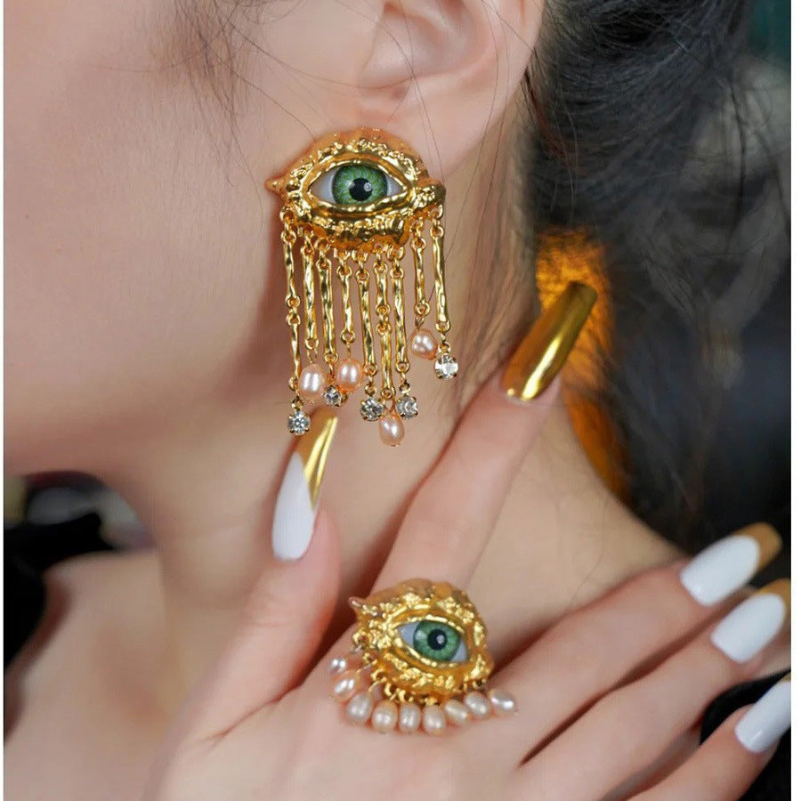 Aahana Mystical Eye Pearl Jewelry [GH56HJ2X]