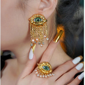 Aahana Mystical Eye Pearl Jewelry [GH56HJ2X]