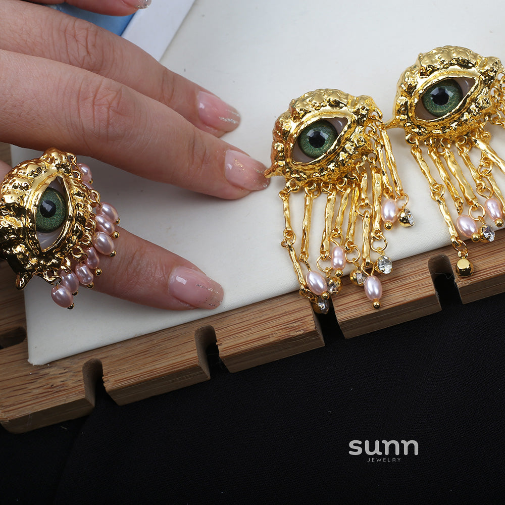 Aahana Mystical Eye Pearl Jewelry [RR6VBD34]