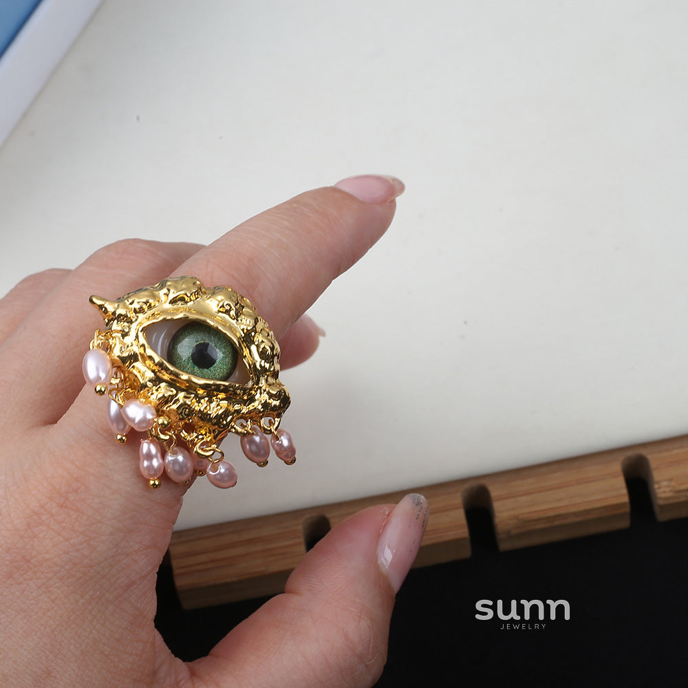 Aahana Mystical Eye Pearl Jewelry [QDIMA8UO]