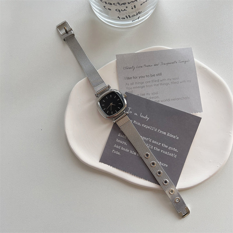 Aaliah Square Mesh Watch [BTWIPU90]