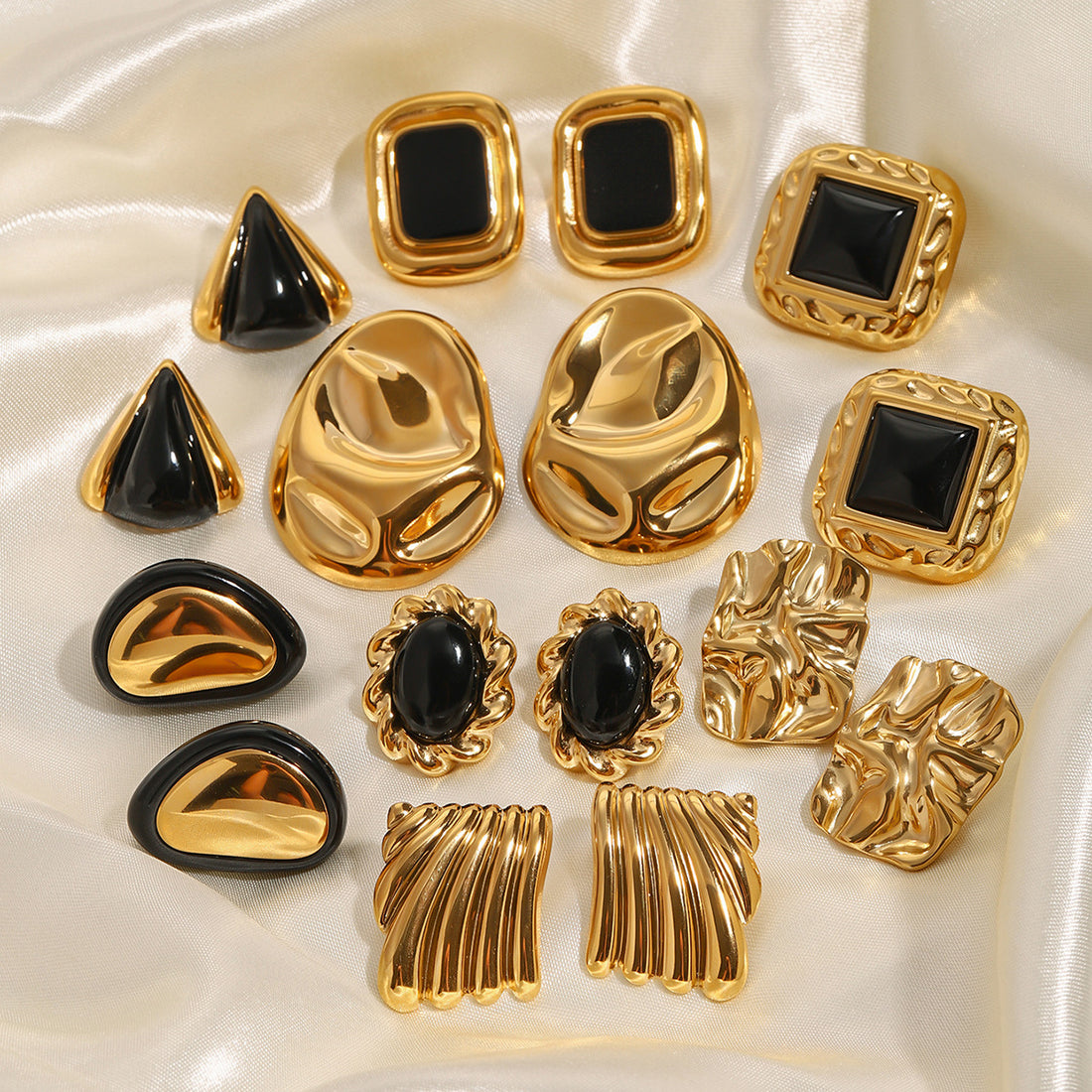 Aaminah Geometric Statement Earrings [BJ75QKK4]
