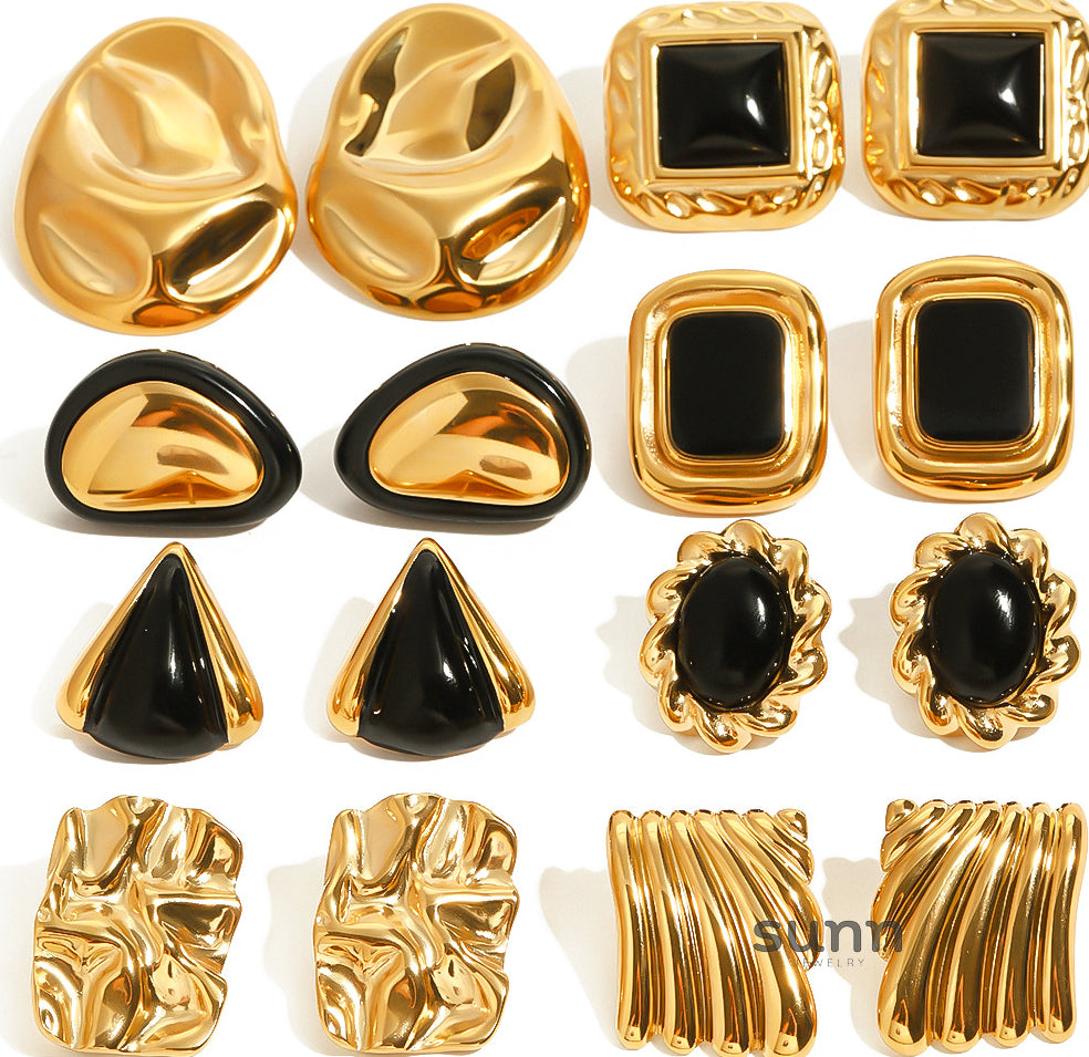 Aaminah Geometric Statement Earrings [72PY33QN]