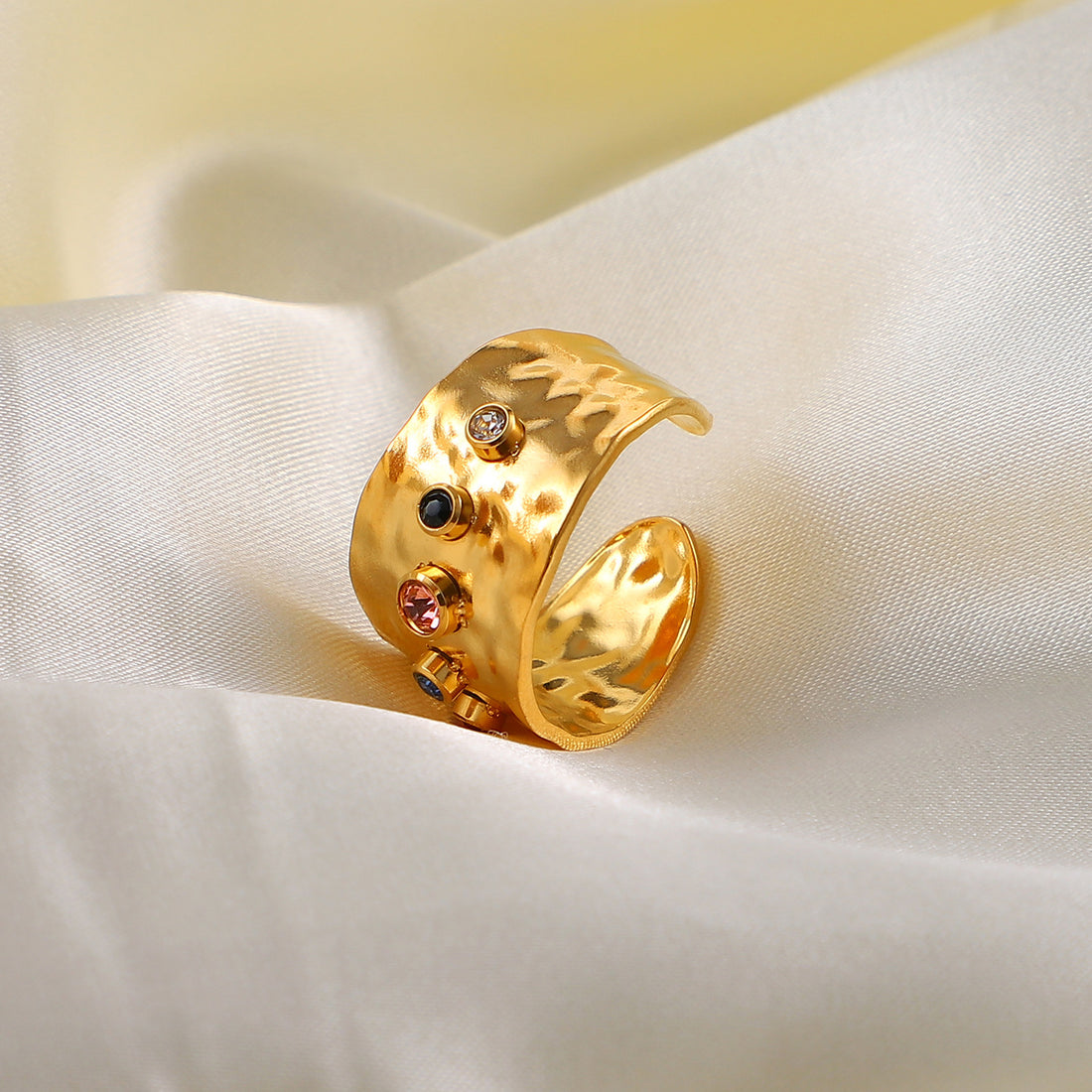 Aamiyah Zircon Open Ring [GVIQ7GS9]
