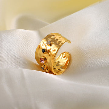 Aamiyah Zircon Open Ring [GVIQ7GS9]