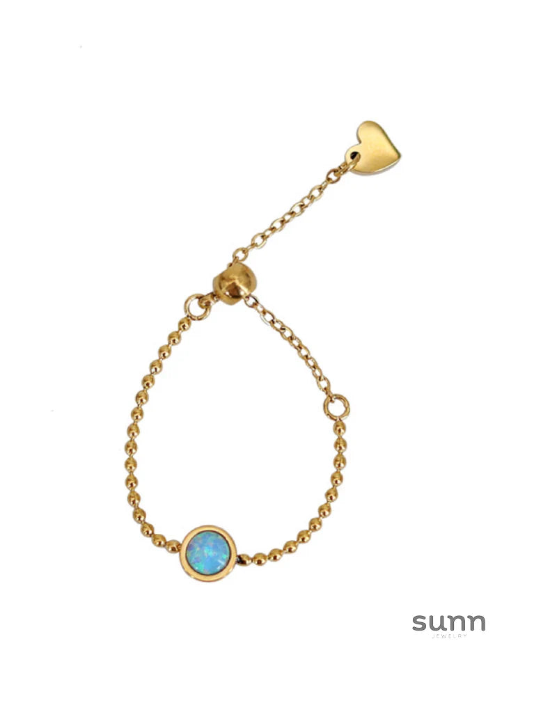 Aariah Adjustable Chain Ring