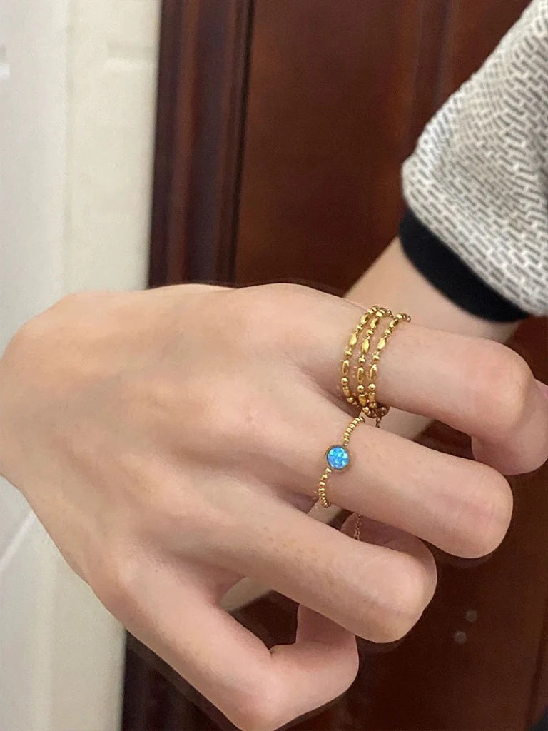 Aariah Adjustable Chain Ring