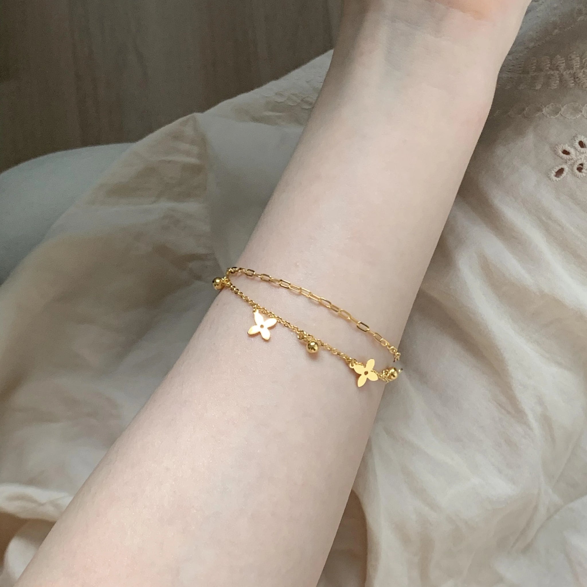 Aariyah Clover Star Bracelet