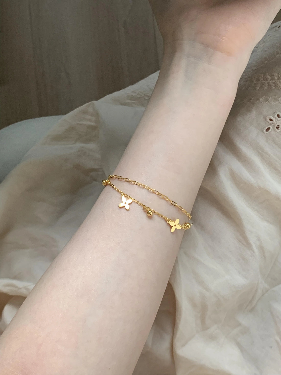Aariyah Clover Star Bracelet