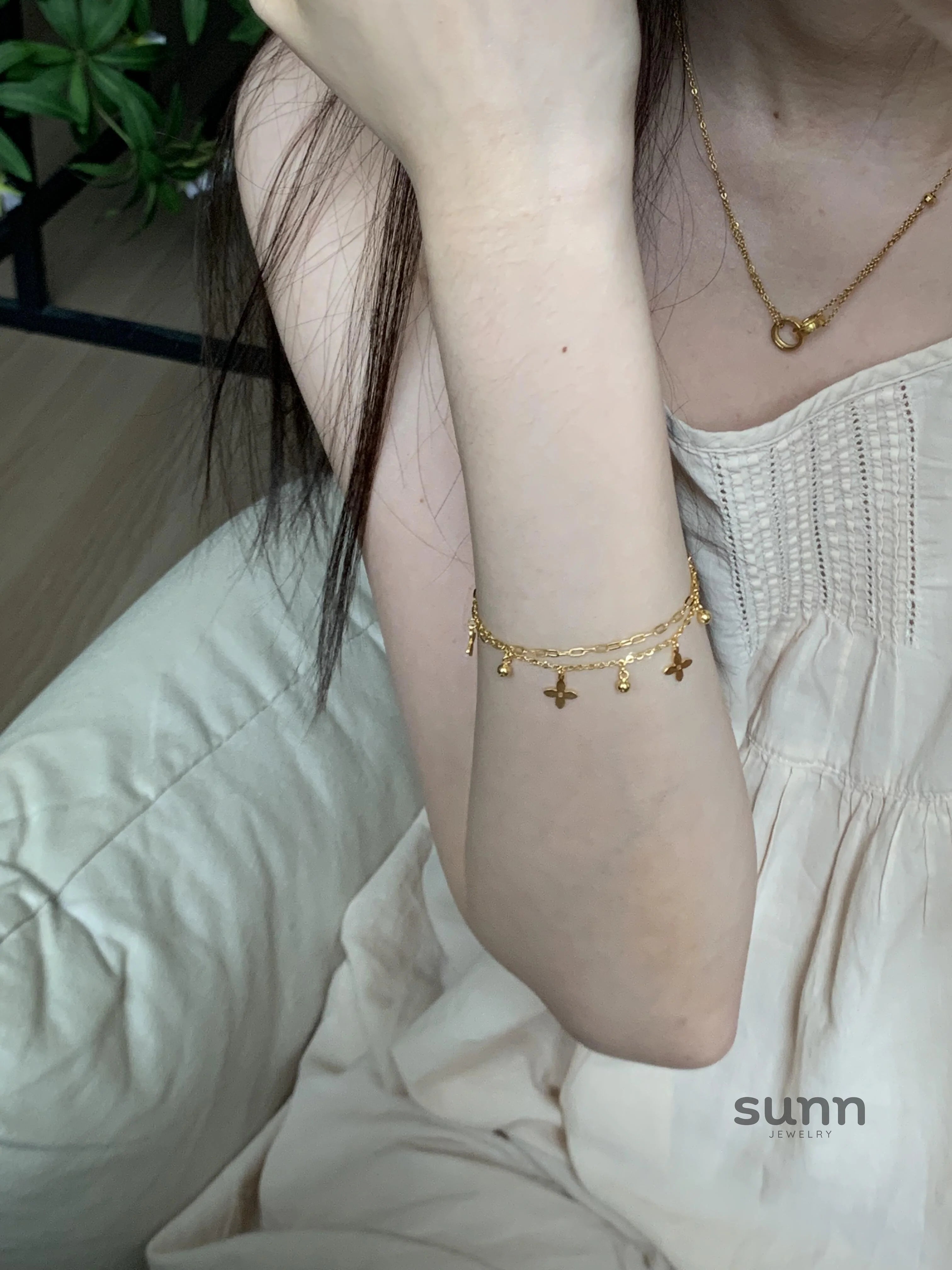 Aariyah Clover Star Bracelet