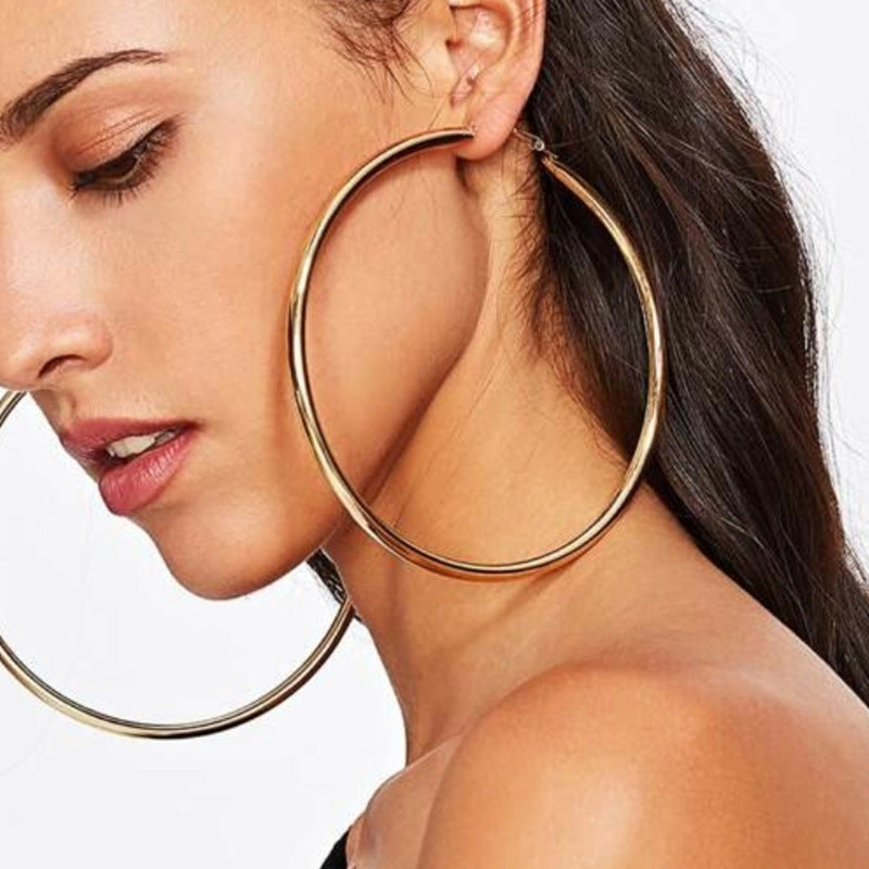 Aarya Statement Hoop Earrings [532TUPLY]