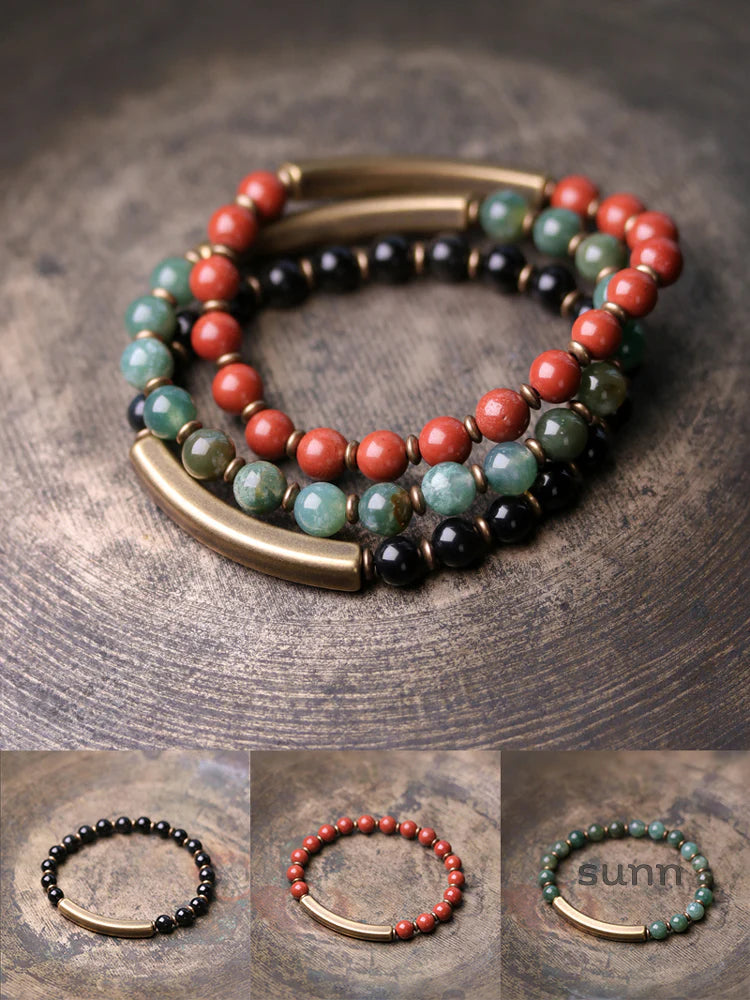 Aasiya Bohemian Stone Bracelet