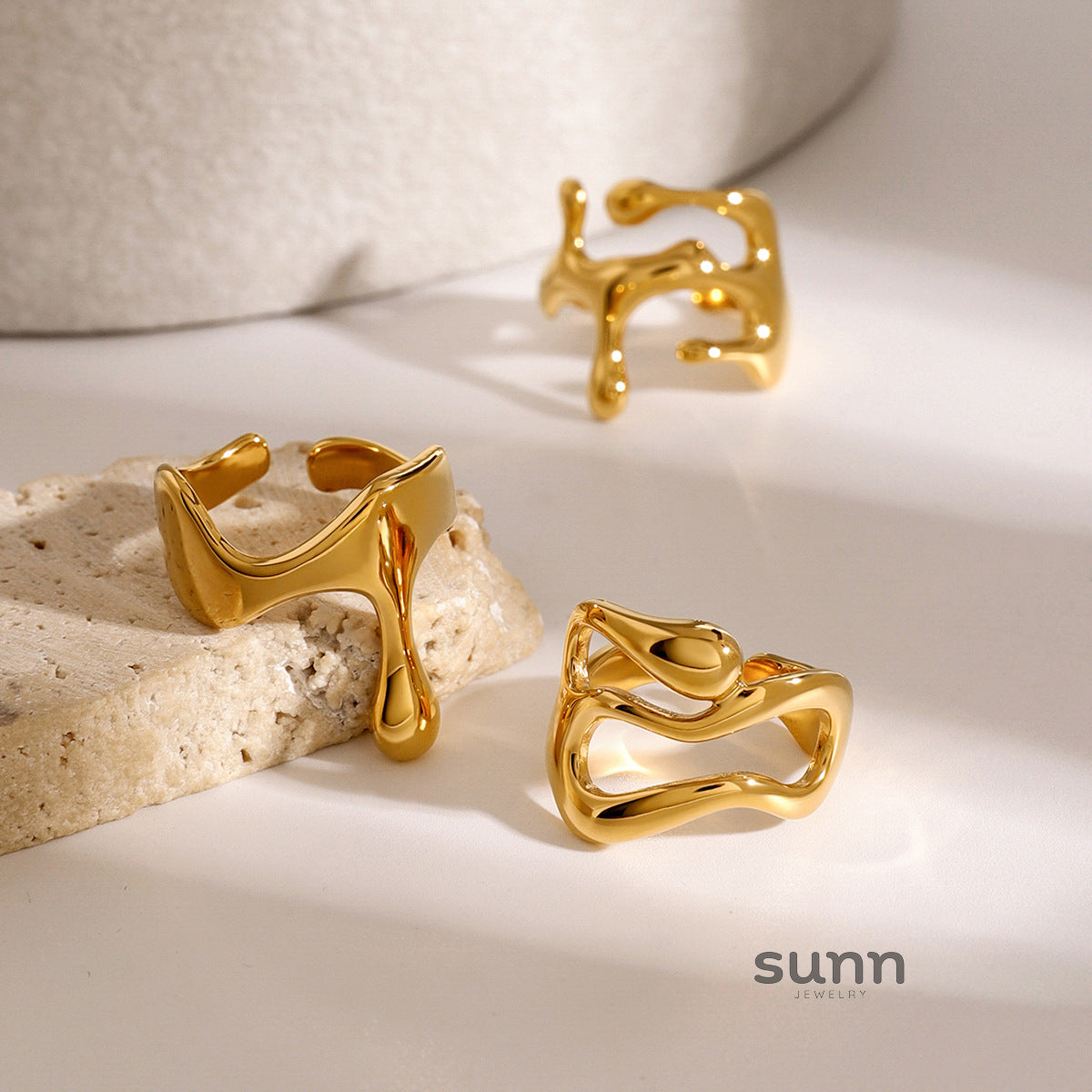 Abbygail Chunky Open Ring [SQEL8I09]