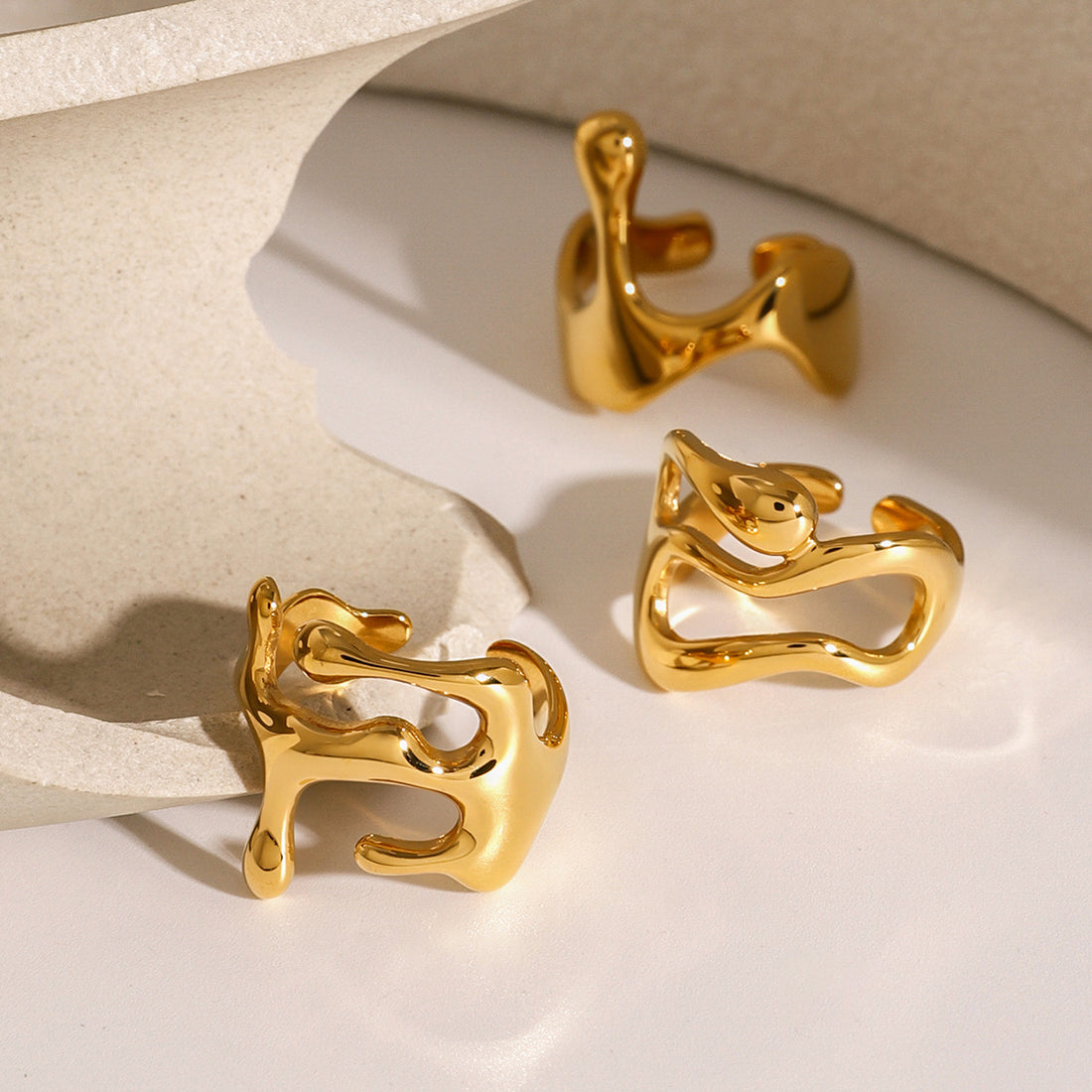 Abbygail Chunky Open Ring [ELSSSXGB]