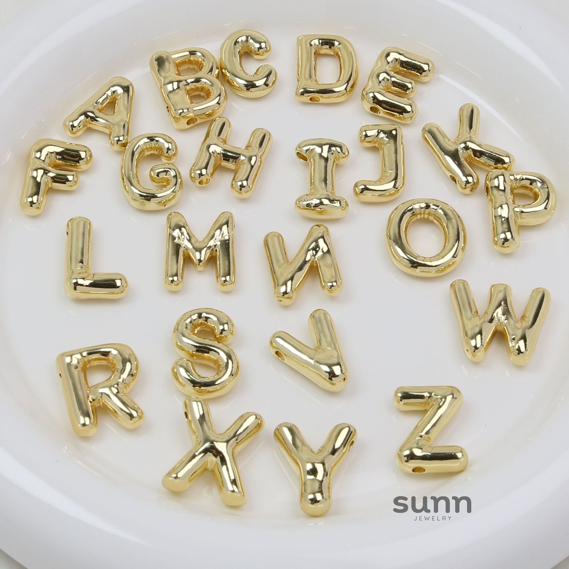 Aberdeen Bubble Initial Necklace [57B65RJM]