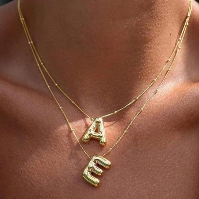 Aberdeen Bubble Initial Necklace [3SP145Q3]