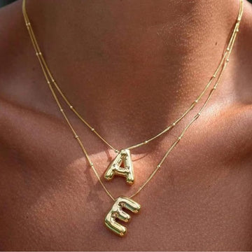 Aberdeen Bubble Initial Necklace [3SP145Q3]