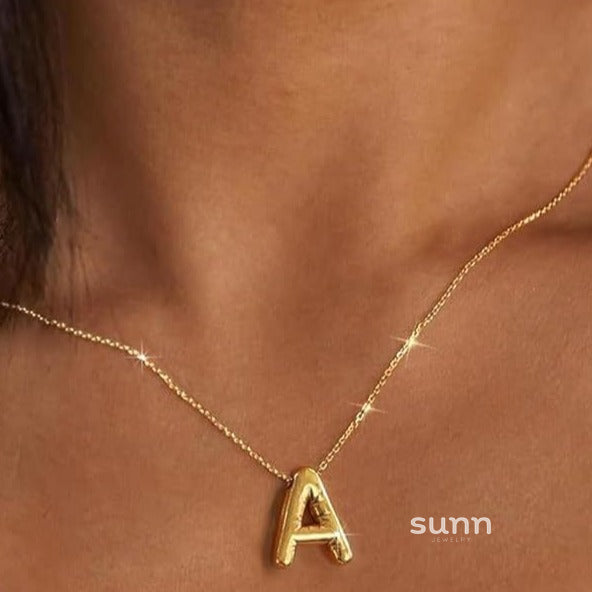 Aberdeen Bubble Initial Necklace [3SP145Q3]