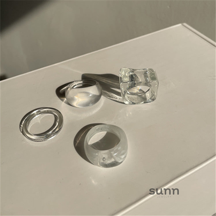 Aberdeen Modern Resin Ring Set [UV5ZU42A]
