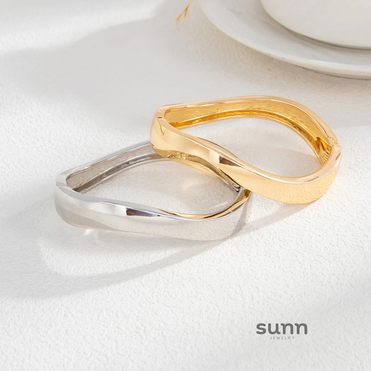 Aberdeen Wave Cuff Bracelet