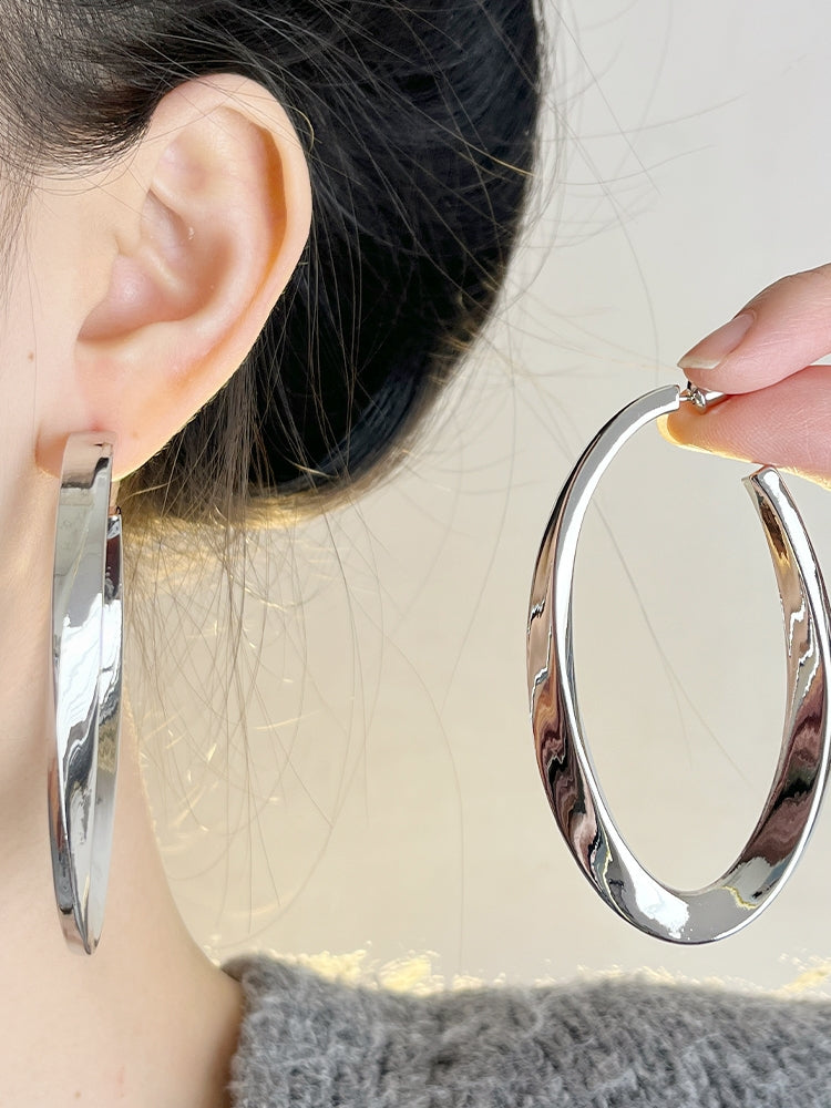 Abigael Sculptural Metal Earrings [3C5RLQKV]