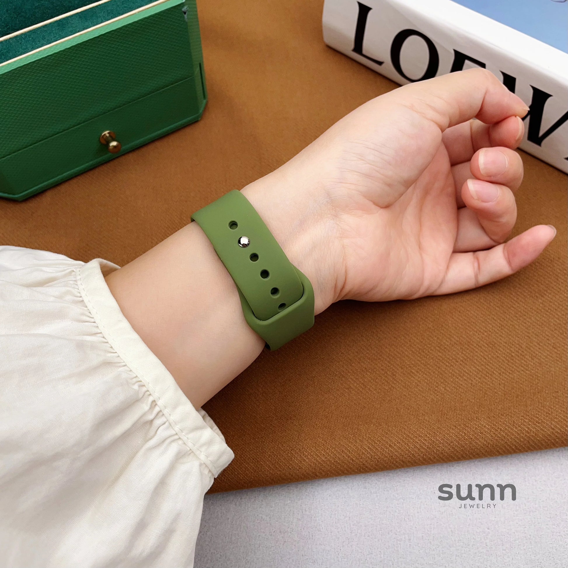 Abilene Square Silicone Watch