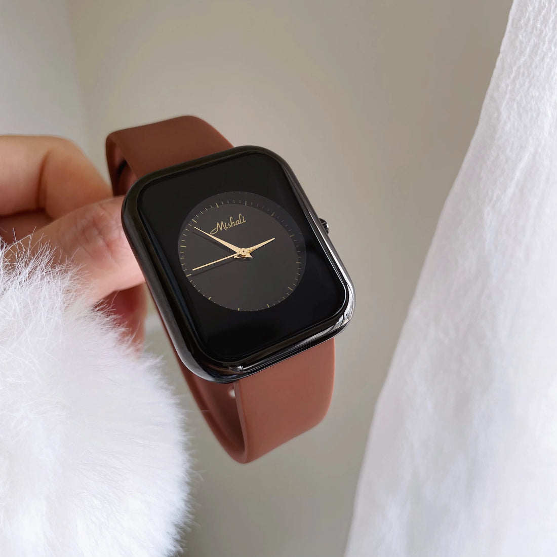 Abilene Square Silicone Watch