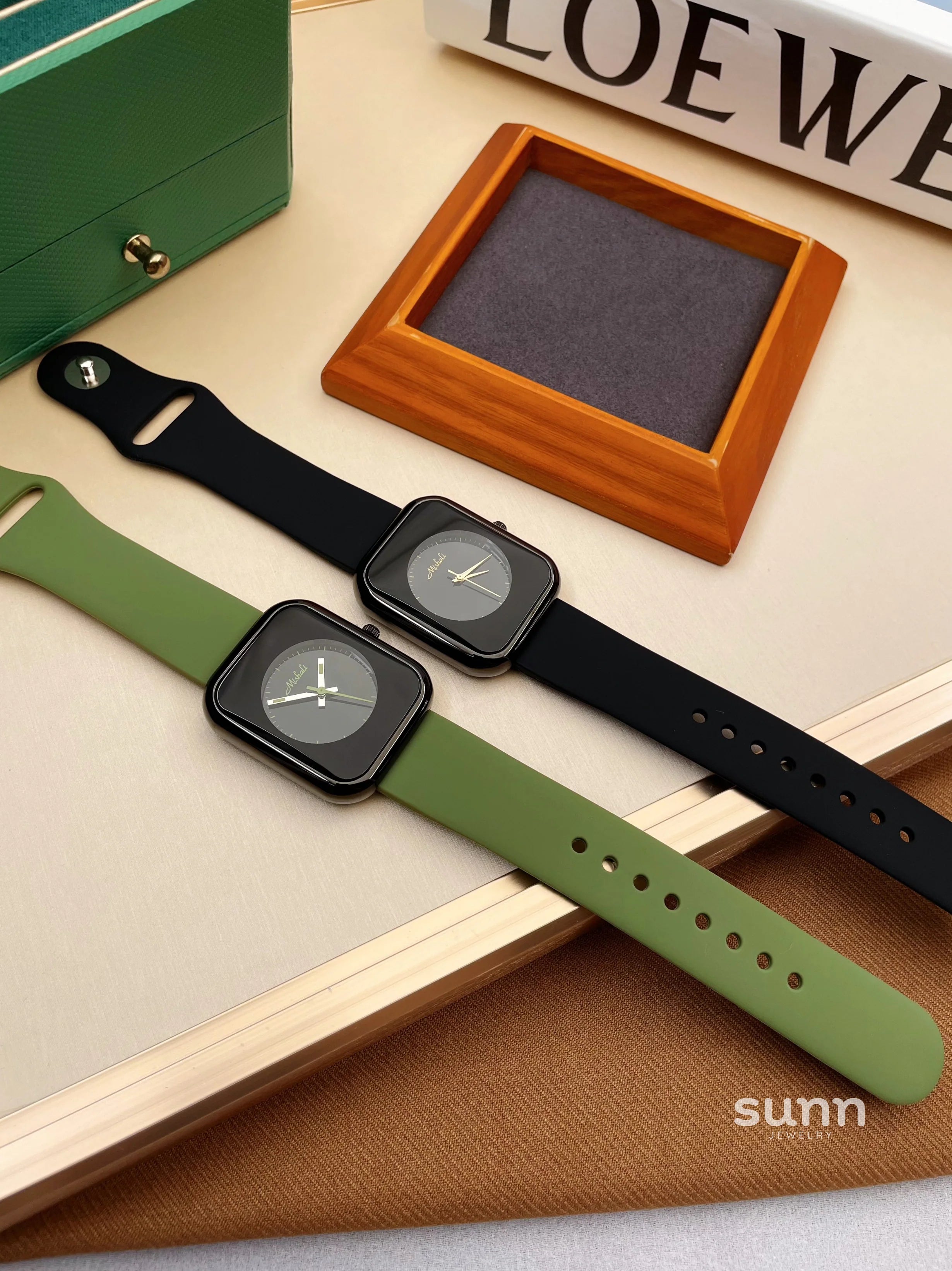 Abilene Square Silicone Watch