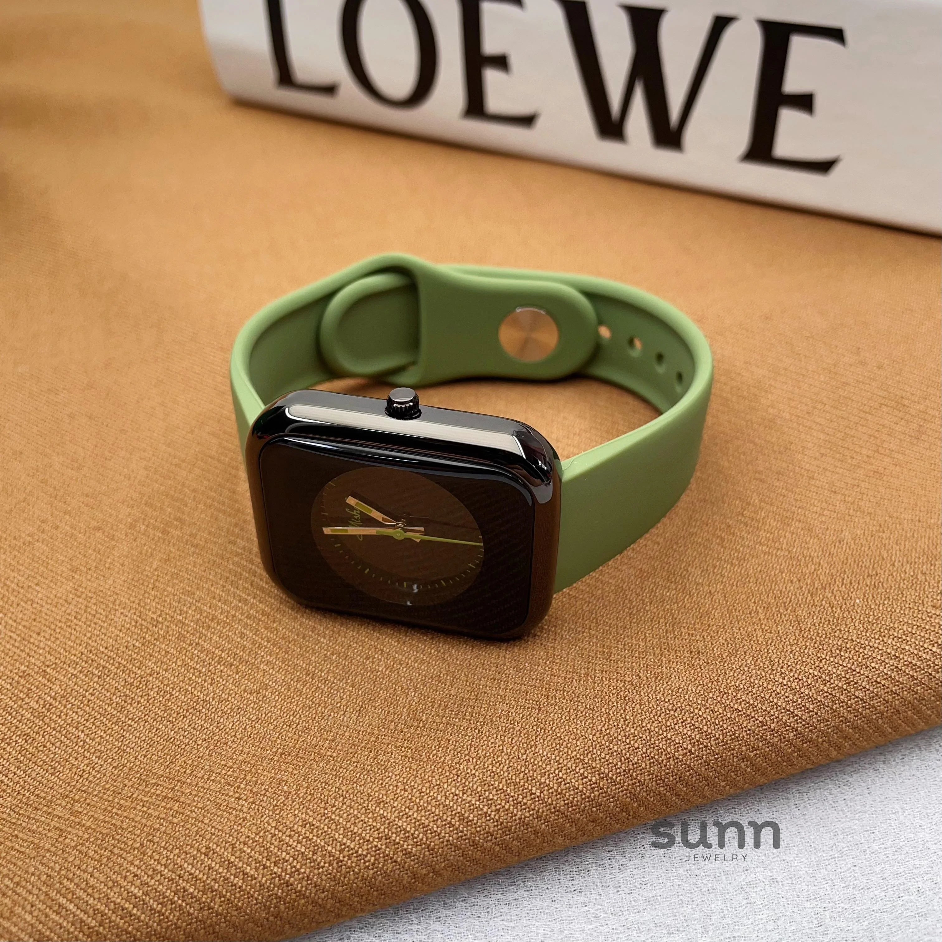 Abilene Square Silicone Watch