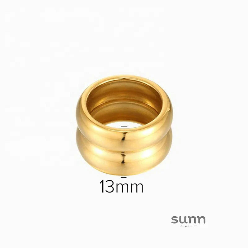 Abree Double Band Ring