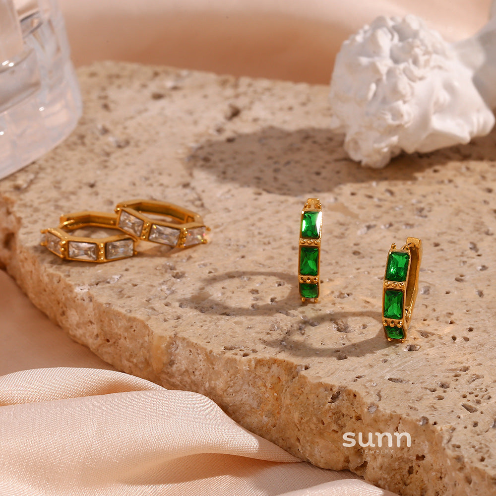 Abrianna Bamboo Zircon Huggies [BHH8EENX]