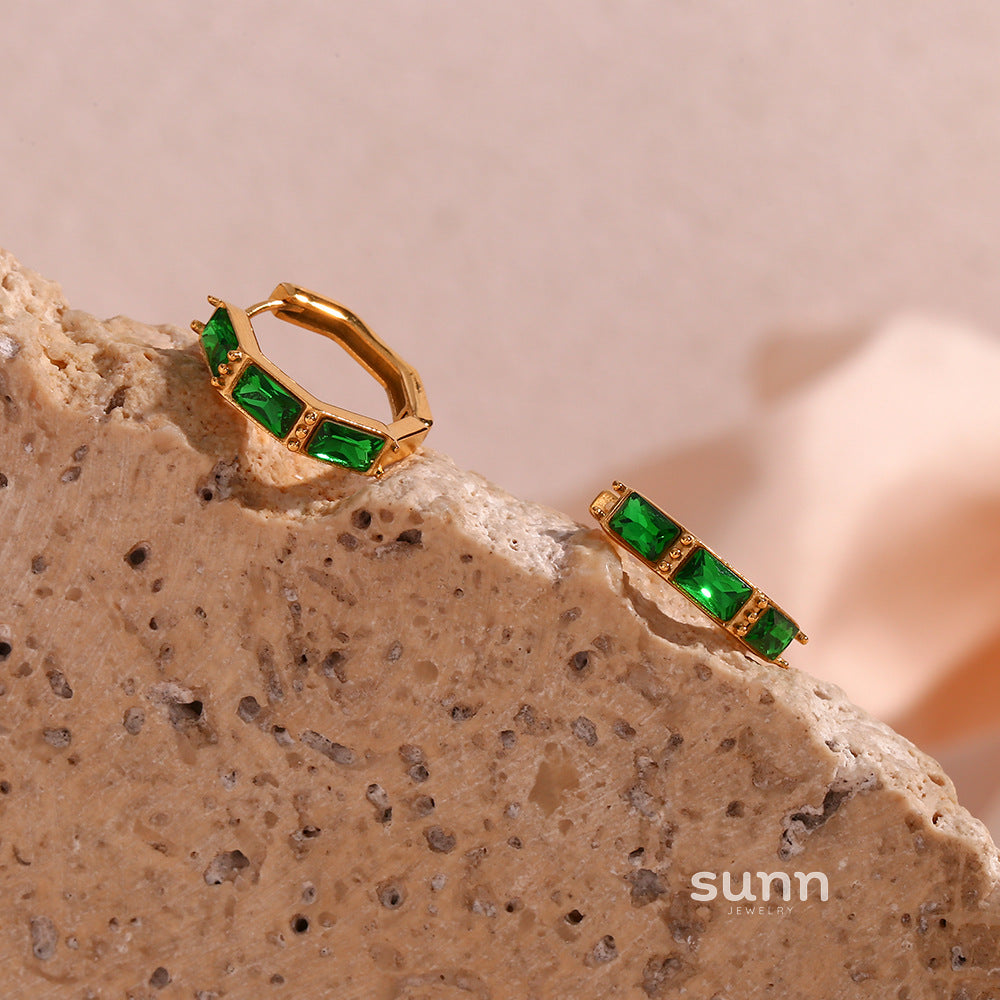 Abrianna Bamboo Zircon Huggies [S4A1OD26]